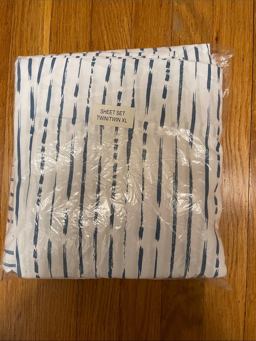 Blue Striped Twin XL Sheet Set - Unbranded
